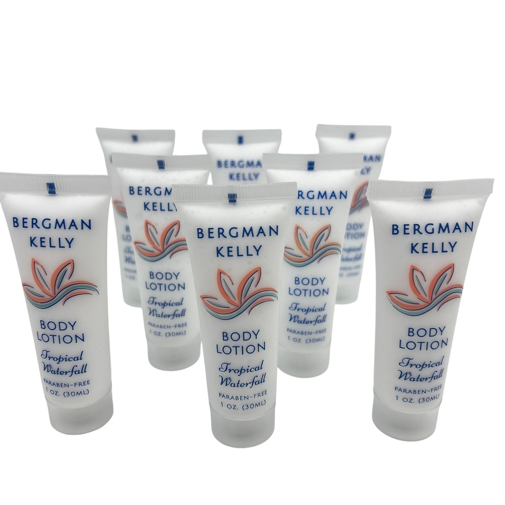 Bergman Kelly Tropical Waterfall Body Lotion 1oz 8 Pack Travel Size New